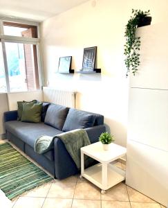 Istumisnurk majutusasutuses Appartamento Peppino mit Seeblick und Pool