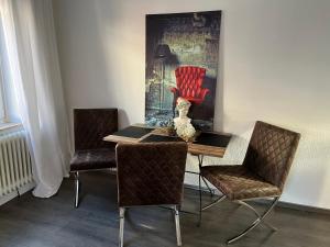 Posezení v ubytování Quartier Lookvenne Wohnung 1