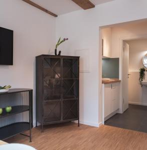 Kuchyň nebo kuchyňský kout v ubytování St. Salvator Apartments