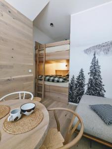 Postel nebo postele na pokoji v ubytování JASMIN HOME Apartments