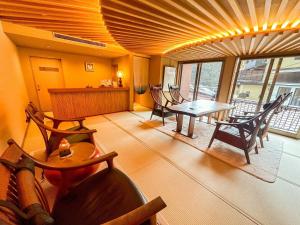 Posezení v ubytování Arifuku Onsen Yoshidaya