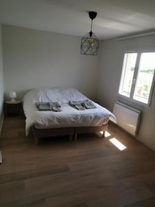 Posteľ alebo postele v izbe v ubytovaní Villa 8 personnes à proximité des bords de Saône