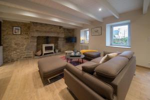 Posezení v ubytování GWEL AR MOR - Jolie maison de charme rénovée proche du port