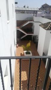 Balkón alebo terasa v ubytovaní ático con terraza- solarium