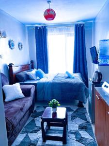 TV a/nebo společenská místnost v ubytování Ruaka studio Airbnb
