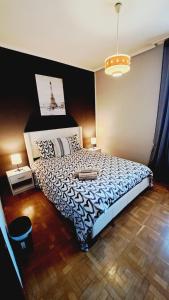 Cama o camas de una habitación en Bernies Room