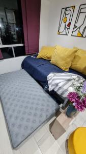 Cama ou camas em um quarto em Apartamento imperdible en Bogotá norte