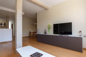TV a/nebo společenská místnost v ubytování Las Columnas, centro, garaje.