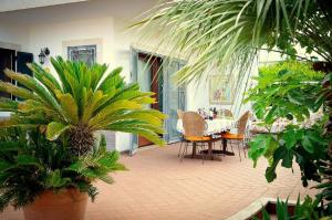 A garden outside Villa Marea