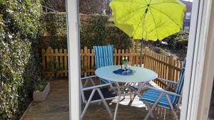 Ein Balkon oder eine Terrasse in der Unterkunft Ferienwohnungen Brasse