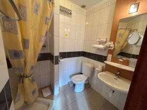 Koupelna v ubytování Auberge Des Mésanges