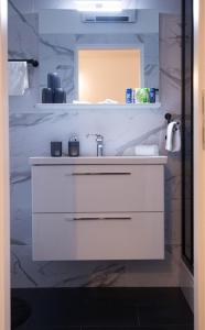 Koupelna v ubytování Studio Apartman SubUrban