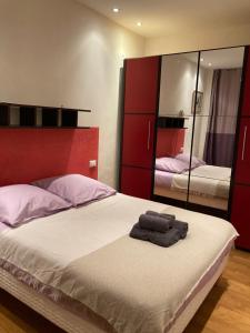 Posteľ alebo postele v izbe v ubytovaní Appartement 2bedrooms 3min de Palais des Festivals