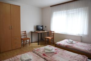 Postel nebo postele na pokoji v ubytování Prenoćište Džinić