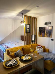 Posezení v ubytování Apartmani Leki