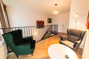 Istumisnurk majutusasutuses Apartament Mazagran