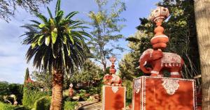 Vonkajšia záhrada v ubytovaní Casa Jardín Oriental