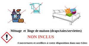um diagrama de diferentes tipos de mobiliário em 2 Gites proche Puy du fou em Mauléon
