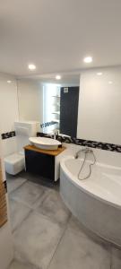 Koupelna v ubytování Apartament Blisko