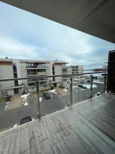 Balkón alebo terasa v ubytovaní Apartament Sportowa
