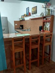 Kuchyň nebo kuchyňský kout v ubytování Casa Merech