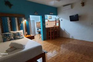 Postel nebo postele na pokoji v ubytování Casa Merech