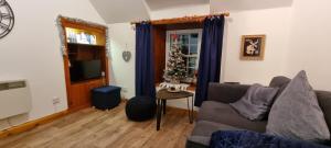 Khu vực ghế ngồi tại Kirkwall town centre apartment