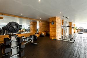 Fitness centrum a/nebo fitness zařízení v ubytování Hotel Carretero