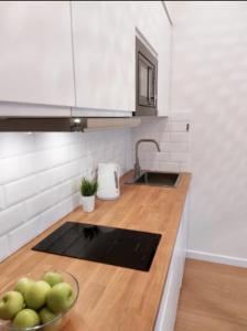 Kuchyň nebo kuchyňský kout v ubytování comfortable 2-room apartment