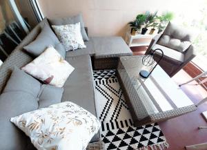 Ein Sitzbereich in der Unterkunft Beautiful Apartment, Close to Beach