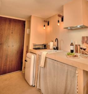 Kuchnia lub aneks kuchenny w obiekcie Suite con Jacuzzi en la montaña.