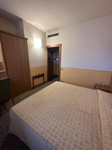 Ένα ή περισσότερα κρεβάτια σε δωμάτιο στο Hotel Kristall