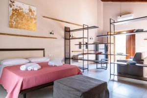 Voodi või voodid majutusasutuse Dimora del Bambù toas