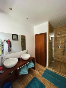 Koupelna v ubytování La fiancée du vent