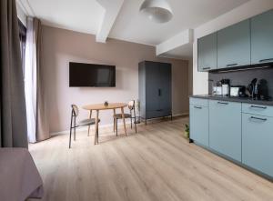 Cucina o angolo cottura di limehome Stuttgart Elsenhansstr