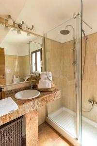 Koupelna v ubytování Apartamentos Cedro Alto