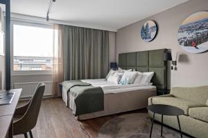 Кровать или кровати в номере Best Western Hotell Ett