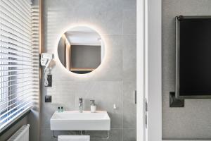 Koupelna v ubytování Hotel Halo Szczyrk