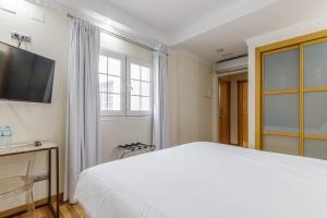 TV a/nebo společenská místnost v ubytování H-A Hotel Trebol