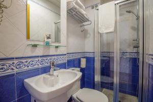 Koupelna v ubytování H-A Hotel Trebol