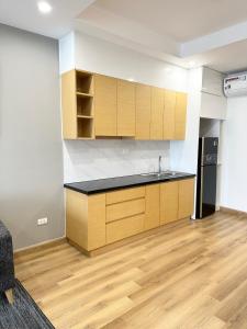 Kuchyň nebo kuchyňský kout v ubytování Căn hộ du lịch TMS 5 sao