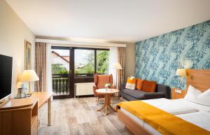 TV a/nebo společenská místnost v ubytování Hotel-Residenz Immenhof