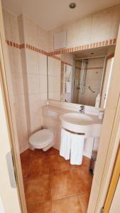 Koupelna v ubytování Hotel Garni Superior