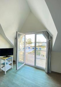 Balcone o terrazza di Grand Appartement duplex vue mer