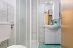 Koupelna v ubytování Vita