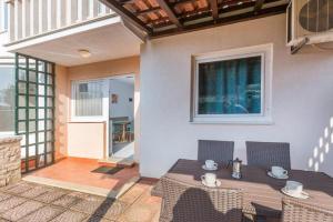 Balkón nebo terasa v ubytování Vita