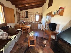 Posezení v ubytování Casa Rural Amarilla