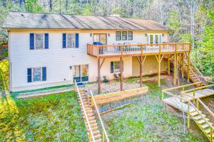 Zahrada ubytování Creekside Cottage