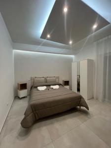 Un pat sau paturi într-o cameră la Campione 5