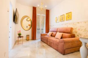 A seating area at Apartamentos Cruz de San Andrés